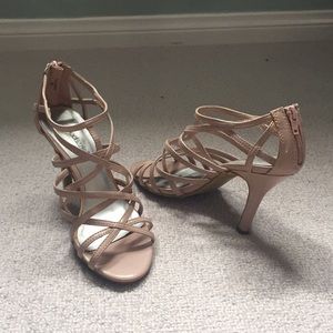 Light pink women's heels